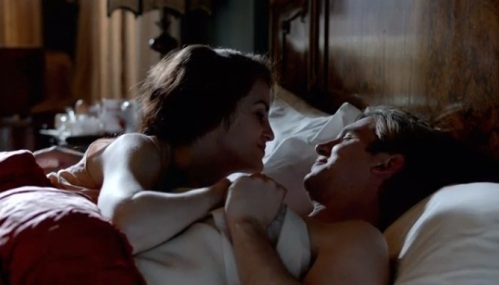 Mary & Matthew in bed